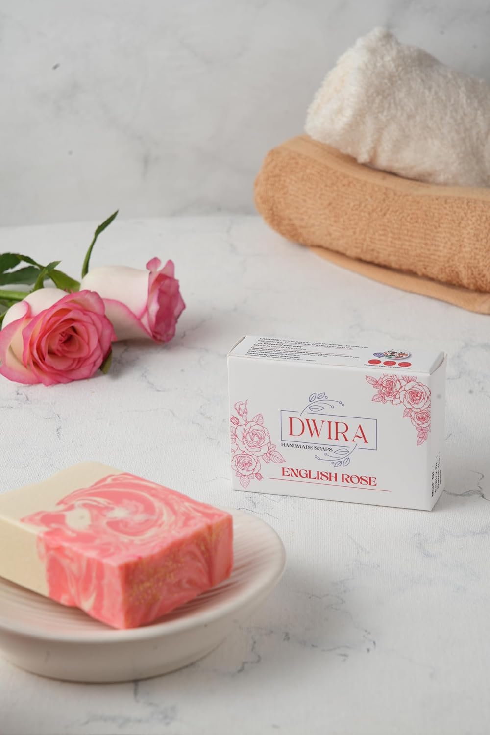 English Rose Cold Process Bathing Soap Bathing