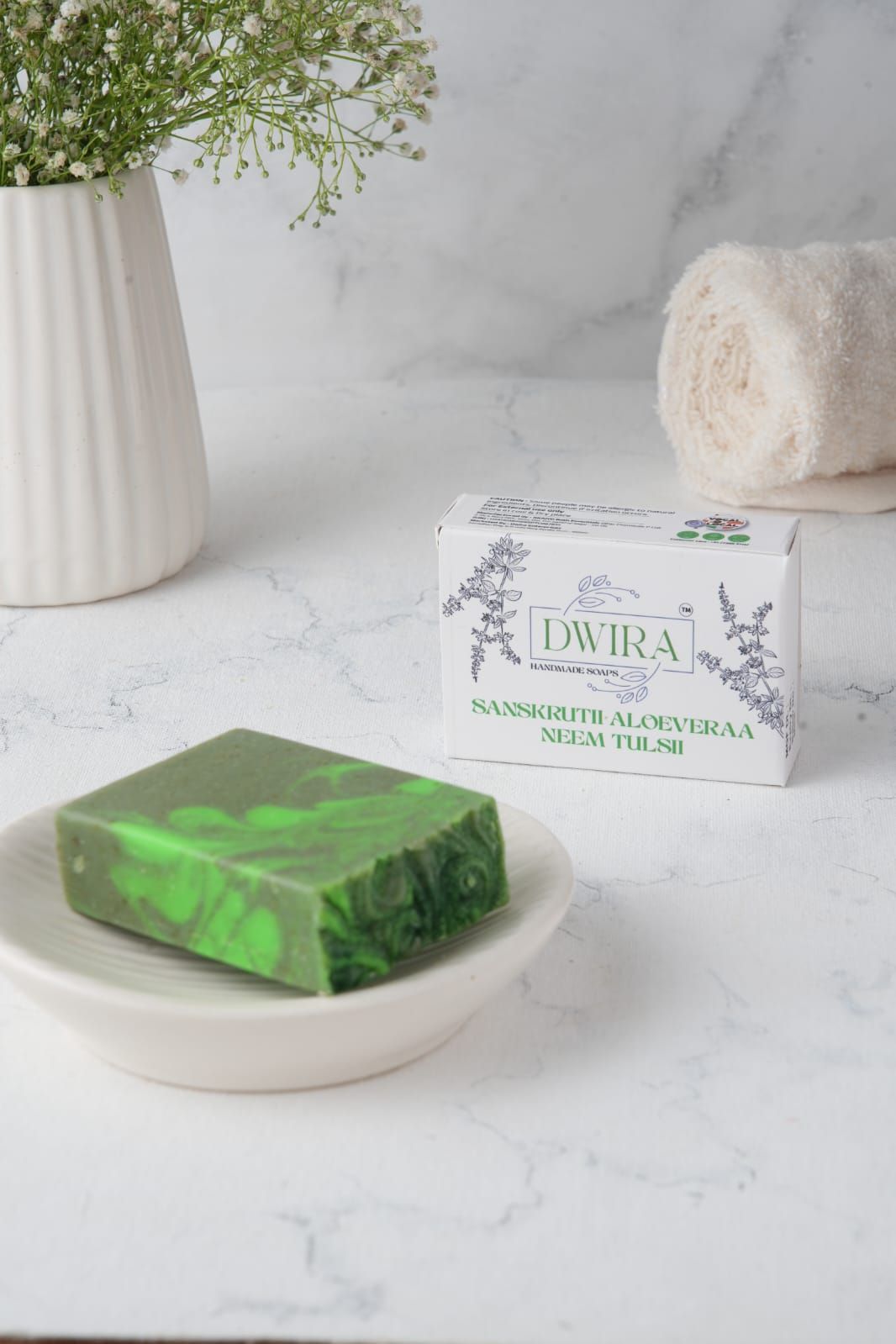 Sanskruti Aloveera Neem Tulsi Handmade Soap